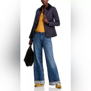 Timeless Barbour Annandale Quilted Jacket - Navy Size 36 (US 6)